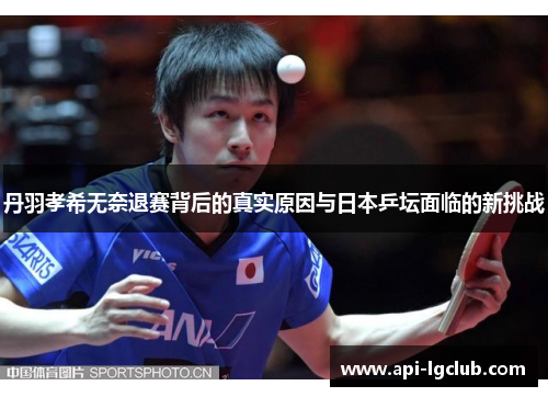 丹羽孝希无奈退赛背后的真实原因与日本乒坛面临的新挑战
