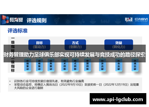 财务管理助力足球俱乐部实现可持续发展与竞技成功的路径探索